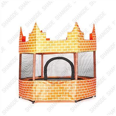 Trampolin Anak Kastil 60 Inci